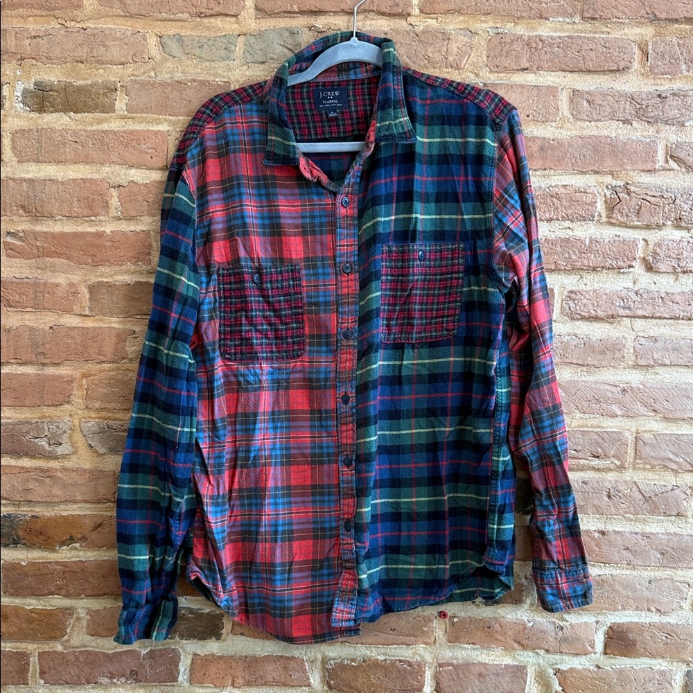 J. Crew Multicolor Plaid Casual Shirt